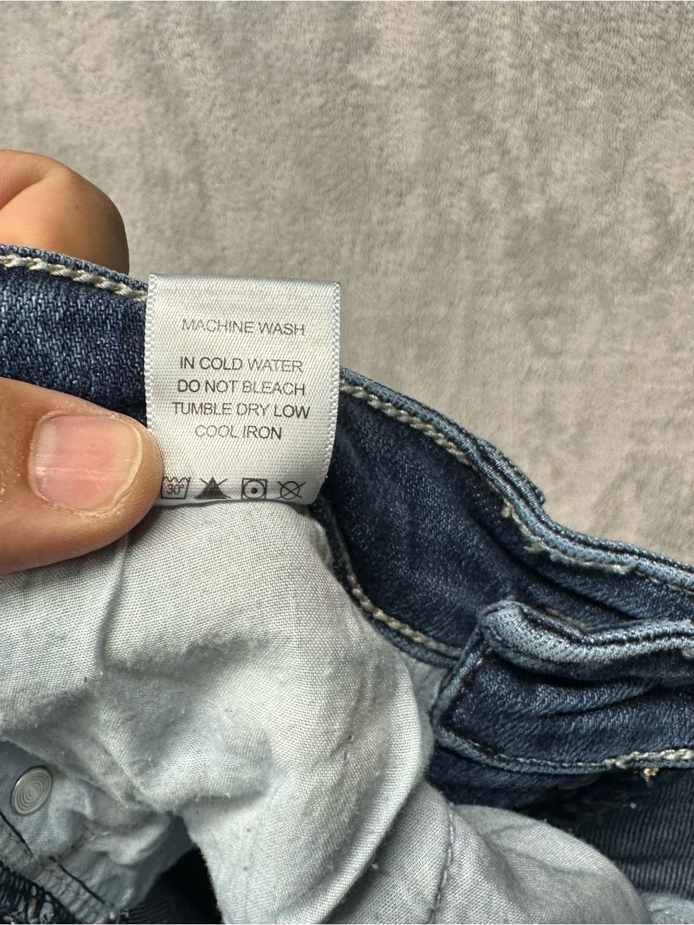 Judy Blue Trouser Flare Distressed Button Fly Stretch Jeans Size 5/27 - Picture 11 of 11